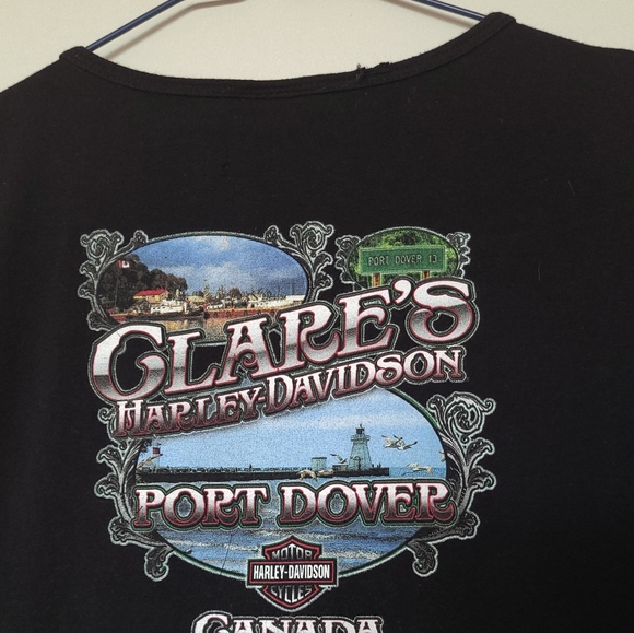 Harley-Davidson - Port Dover Black Tee - Size M - Picture 9 of 15